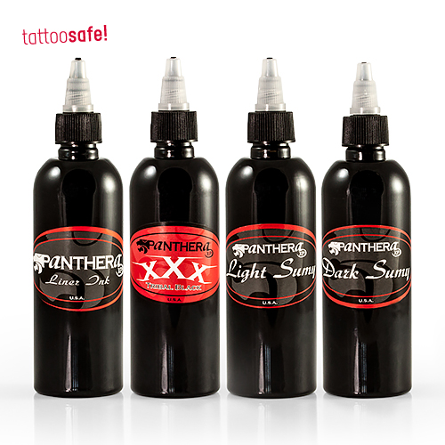 Panthera Ink - Black Set 4 x 150 ml