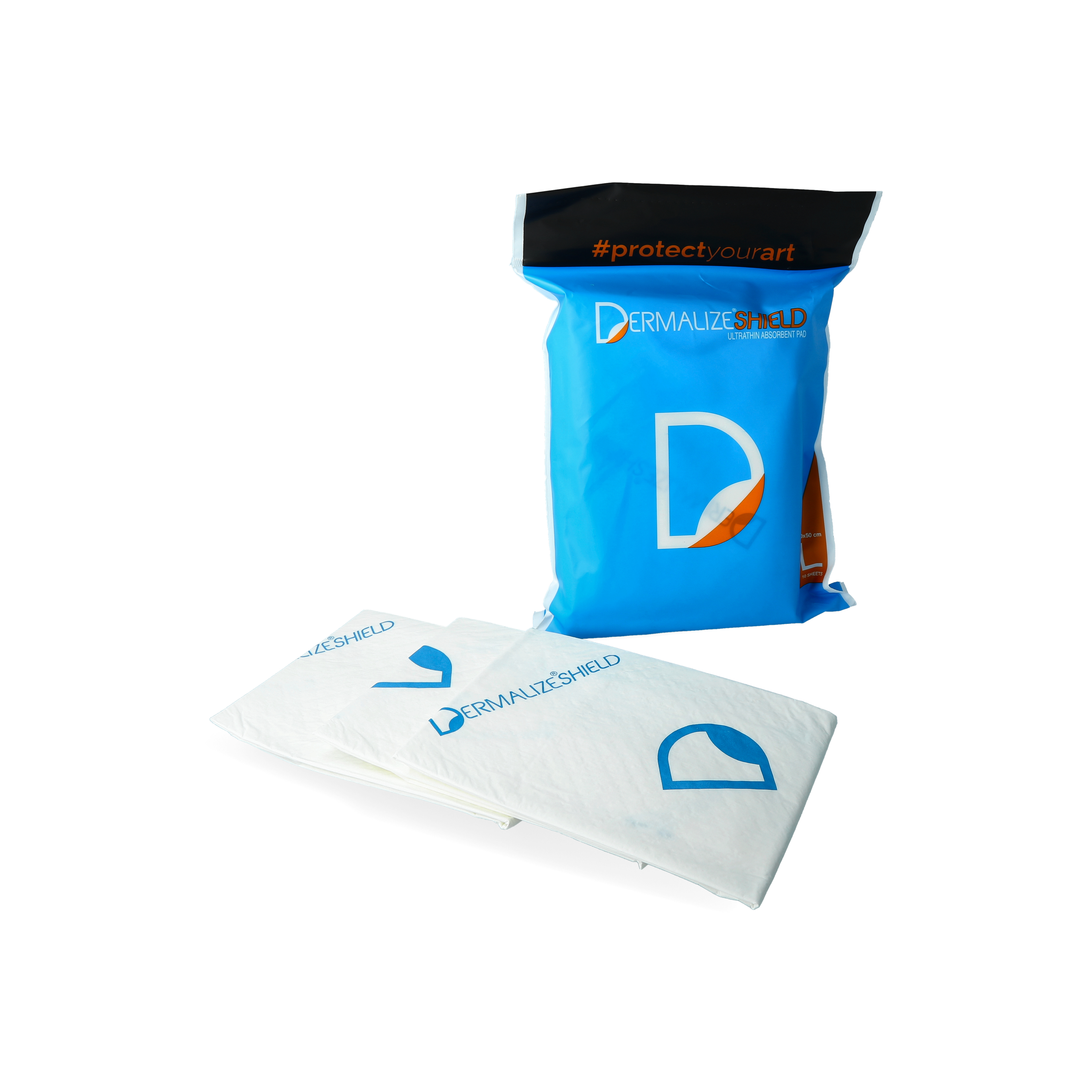 Dermalize Shield - Ultradünne saugfähige Pads - 40 x 50 cm
