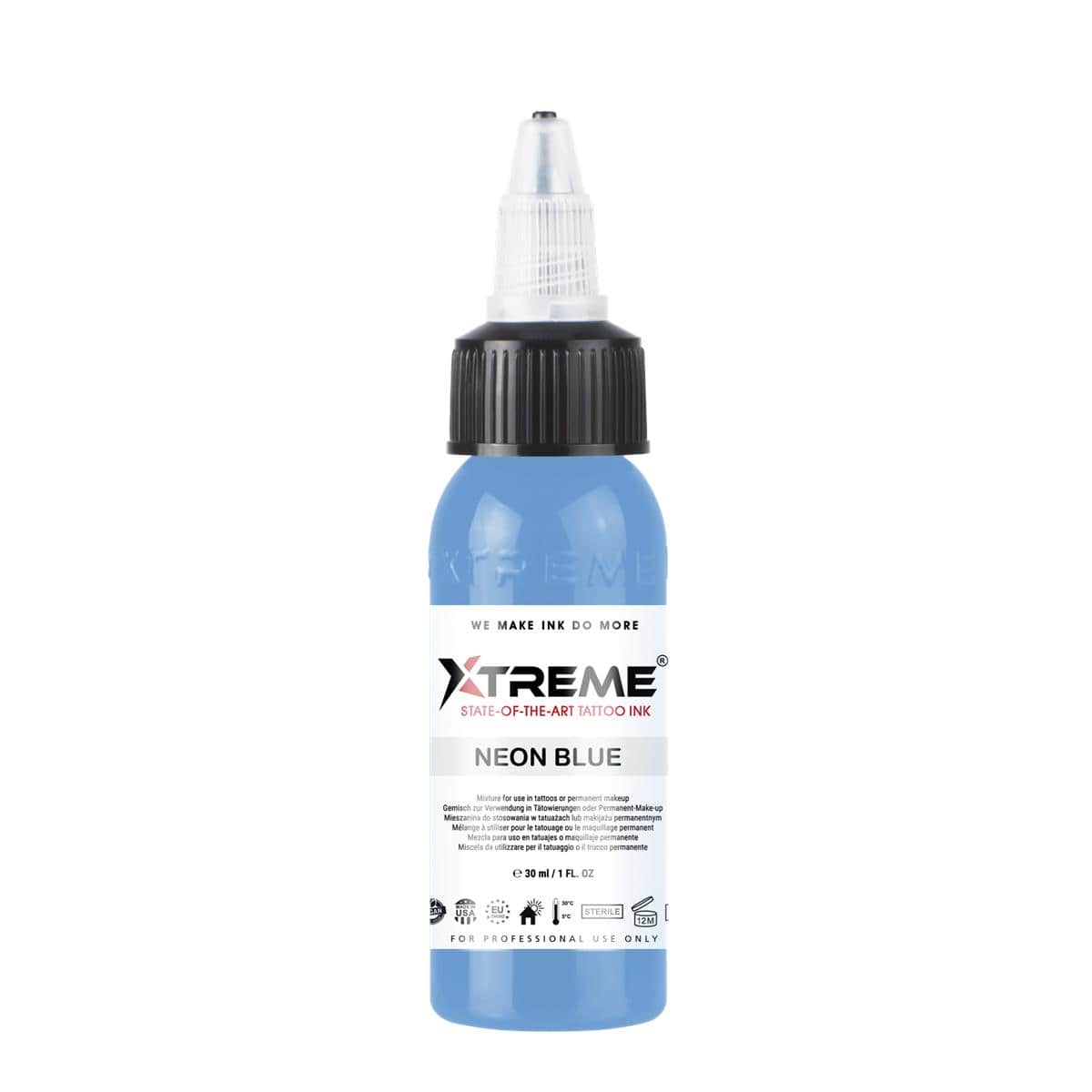 Xtreme Ink - Neon Blue - 30 ml Xtreme Ink - Neon Blue - 30 ml
