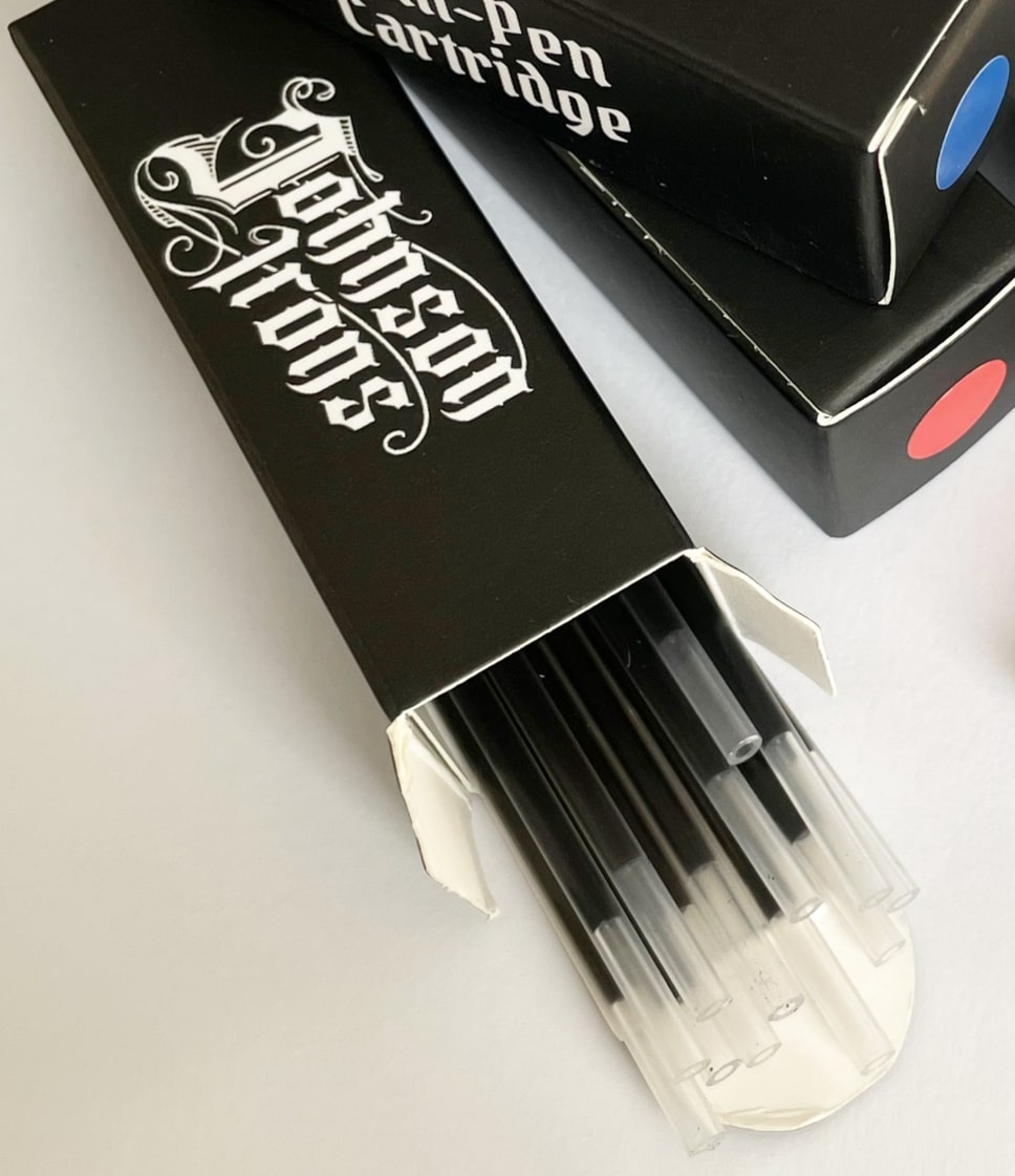 Johnson Irons - Ball-Pen Cartridges re-fills 10 piece color: blue