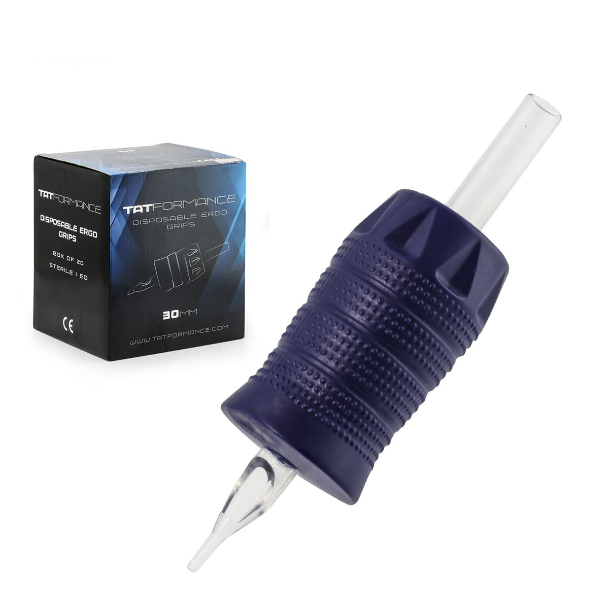 TATFORMANCE - Einweg Ergo Grip 30 mm Round Tipgrösse: 9 R