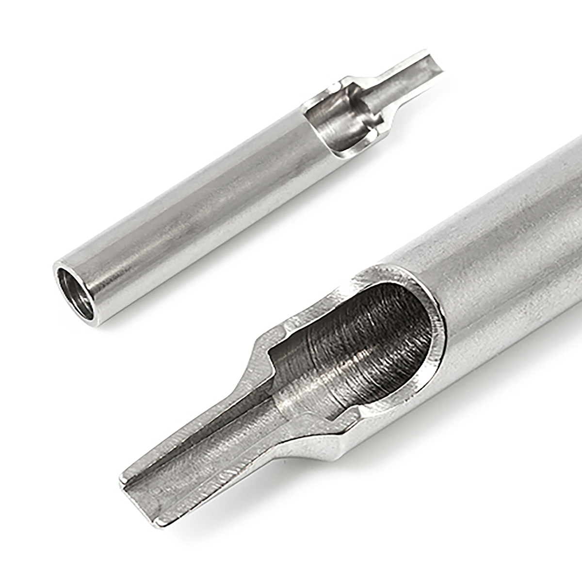 Stainless steel tips flat size: 5 F