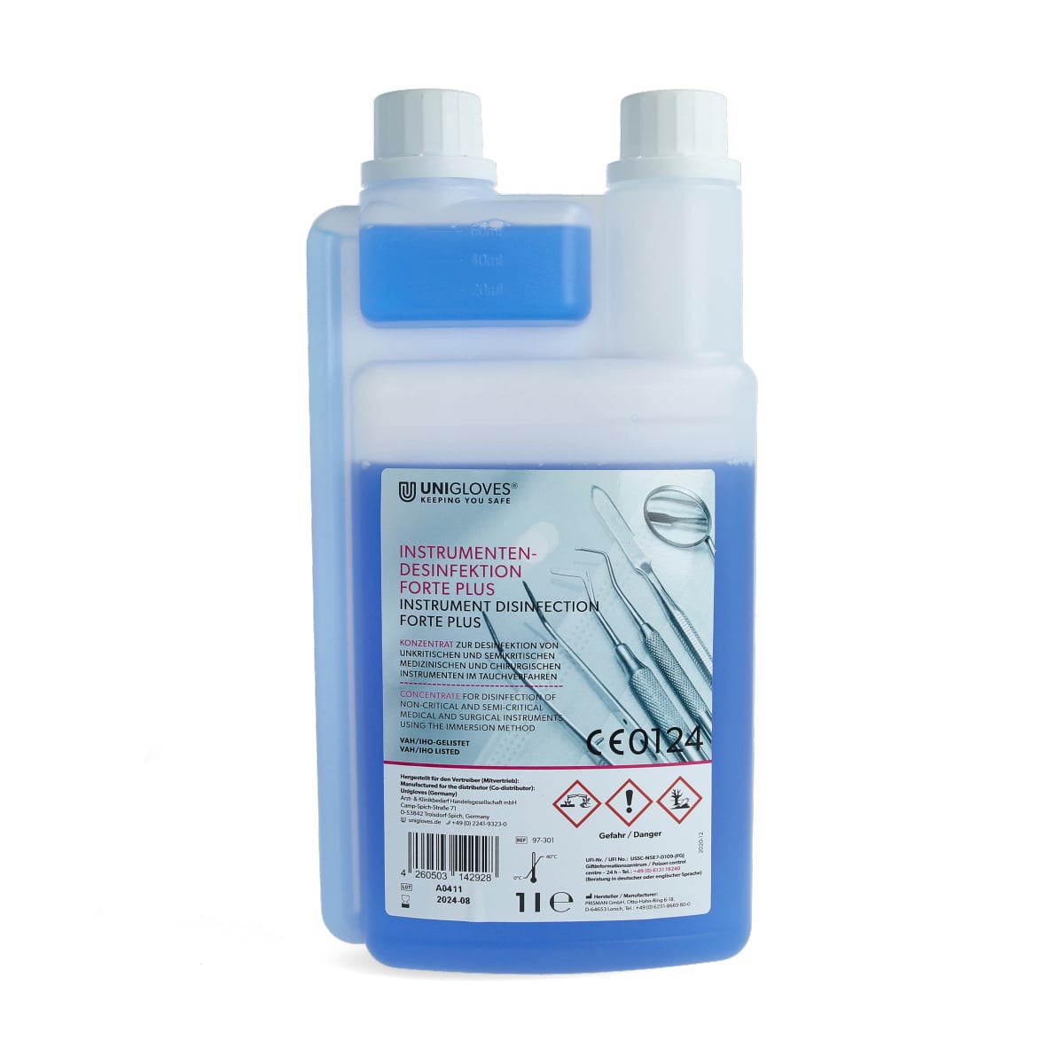 Instrument desinfection Forte Contents: 1 l Instrument desinfection Forte Contents: 1 l