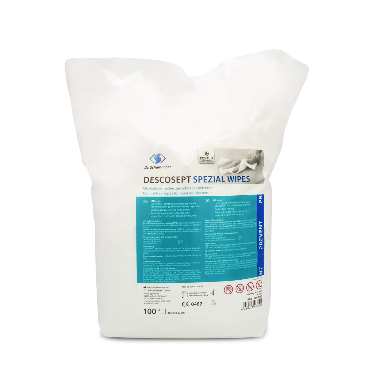 Dr. Schumacher - Decosept Spezial Wipes - Nachfüllpack 1 x 100 Tücher