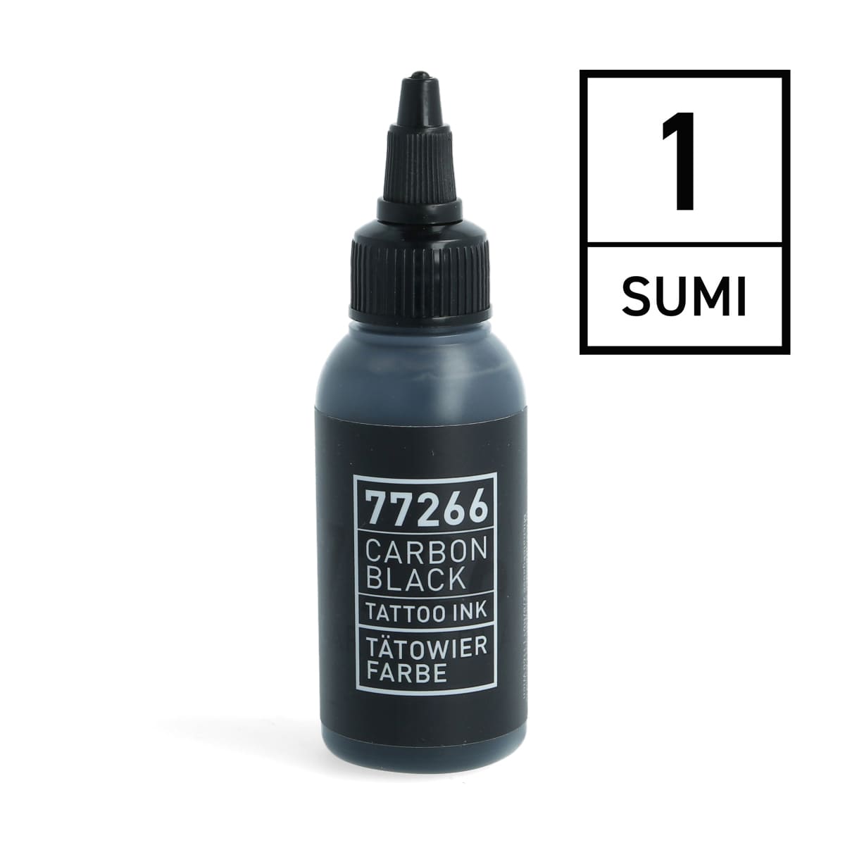 Carbon Black - Tattoo Ink - Sumi 01 Contents: 50 ml