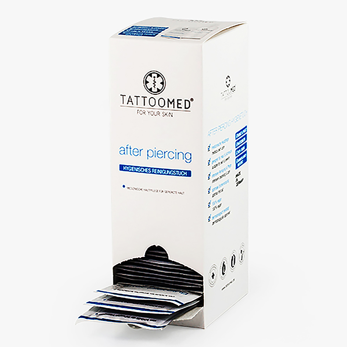 TattooMed® After Piercing Hygienetuch Sachets - 50 Tücher