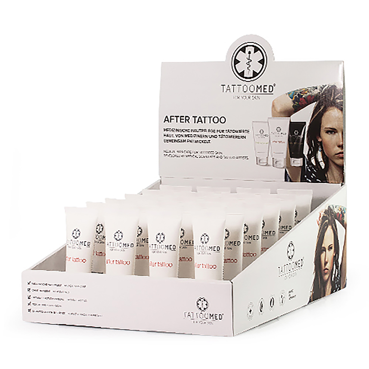 TattooMed® Tischaufsteller after tattoo 24 x 25 ml