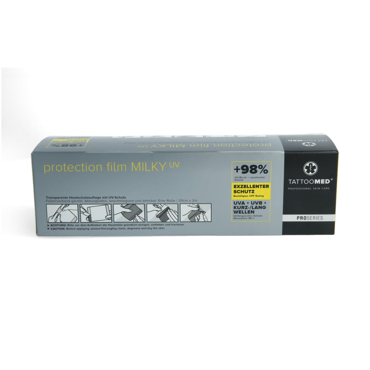 TattooMed Protection UV Film Milky 2 m x 20 cm