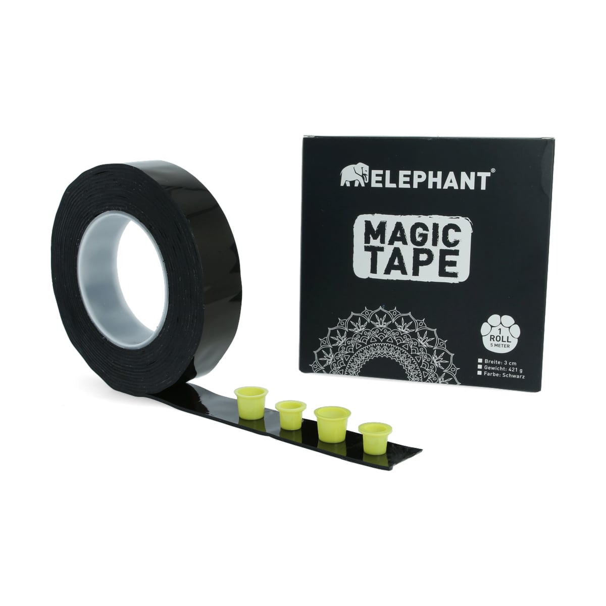Elephant - Magic Tape - Doppelseitiges Klebeband - 5 Meter Rolle