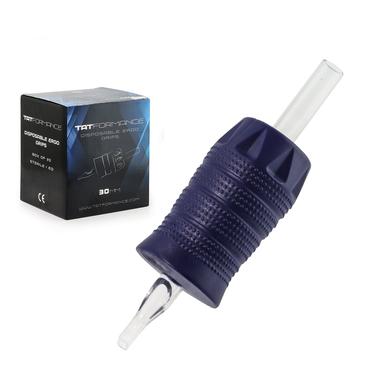 TATFORMANCE - Einweg Ergo Grip 30 mm Flat Tipgrösse: 11 F