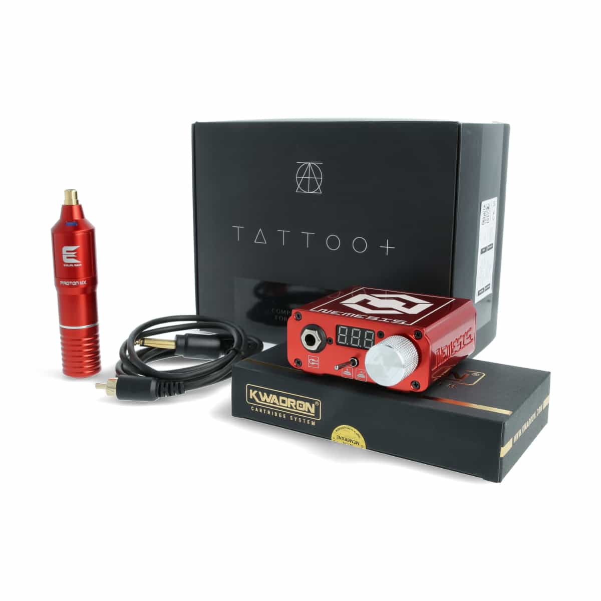 Equaliser Proton Pen 3.5 mm + Nemesis Netzteil Set - Rot