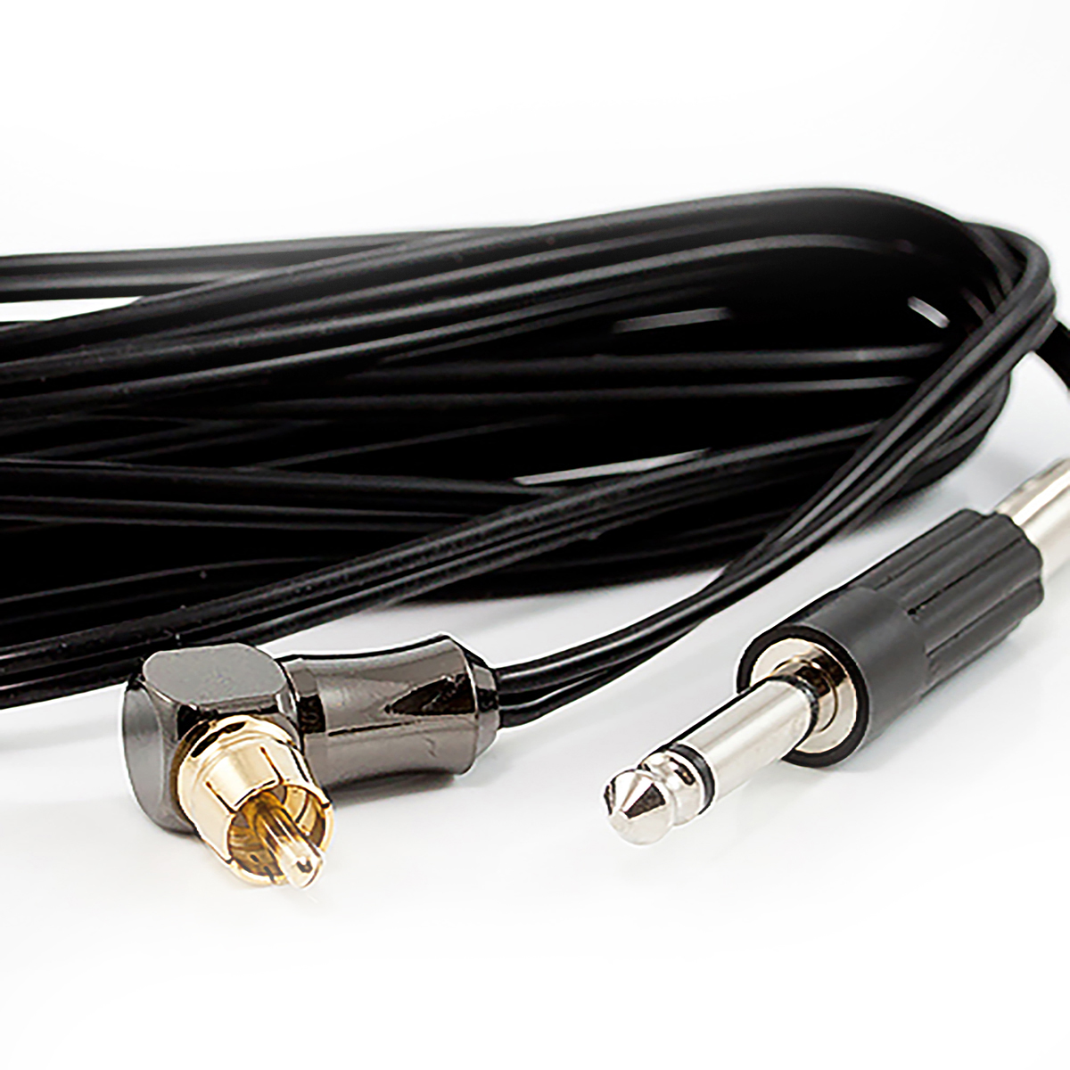 Cinch & Klinke Highline Anschluss 2 m Farbe: Schwarz