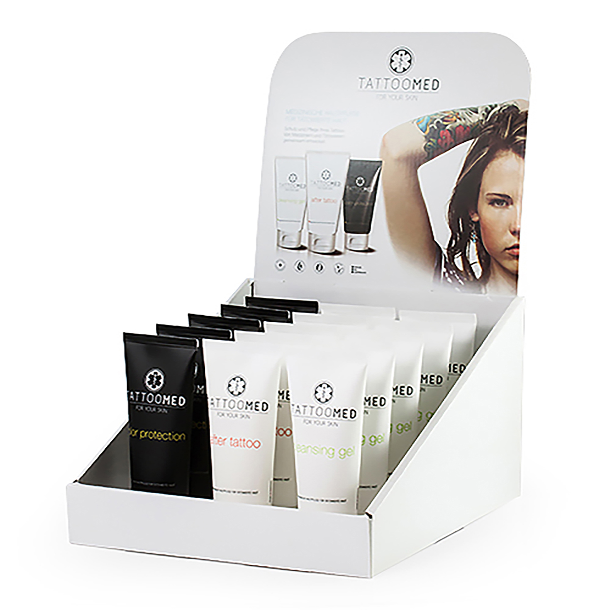 TattooMed® Tischaufsteller 15 x 100 ml Mix