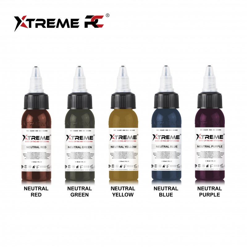 Xtreme Ink - Neutral Set - 5 x 30 ml