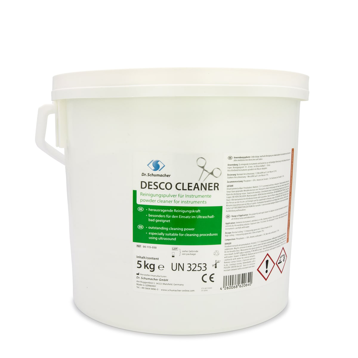 Dr. Schumacher - Desco Cleaner - Instrumentenreiniger Pulver Inhalt: 5 Kg