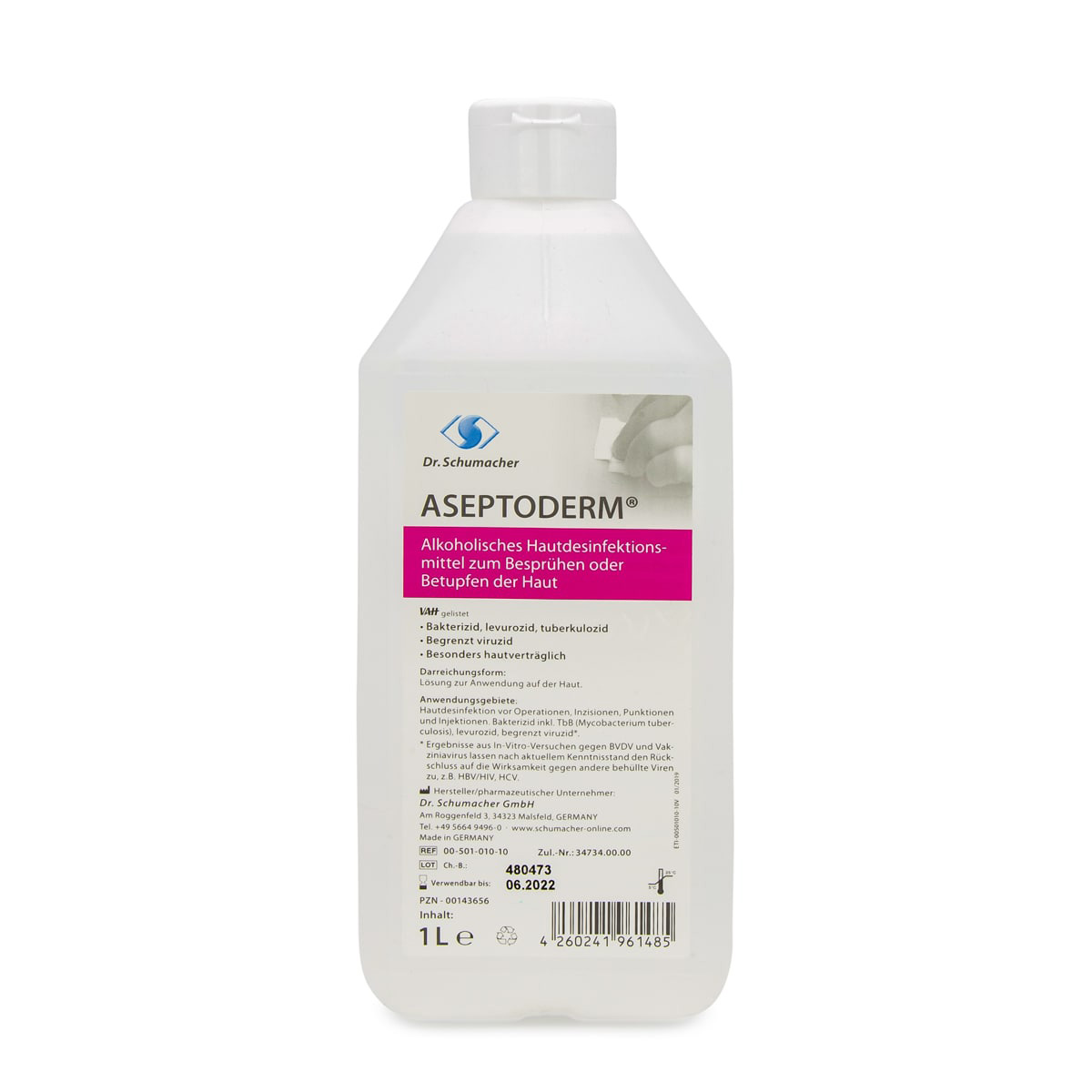 Dr. Schumacher - Aseptoderm - Hautdesinfektion Inhalt: 1 l