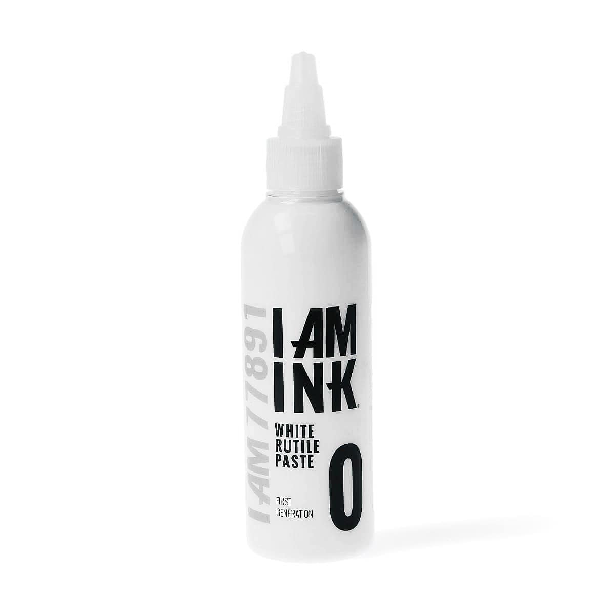 I AM INK - #0 White Rutile Paste - First Generation - Tattoofarbe Inhalt: 100 ml