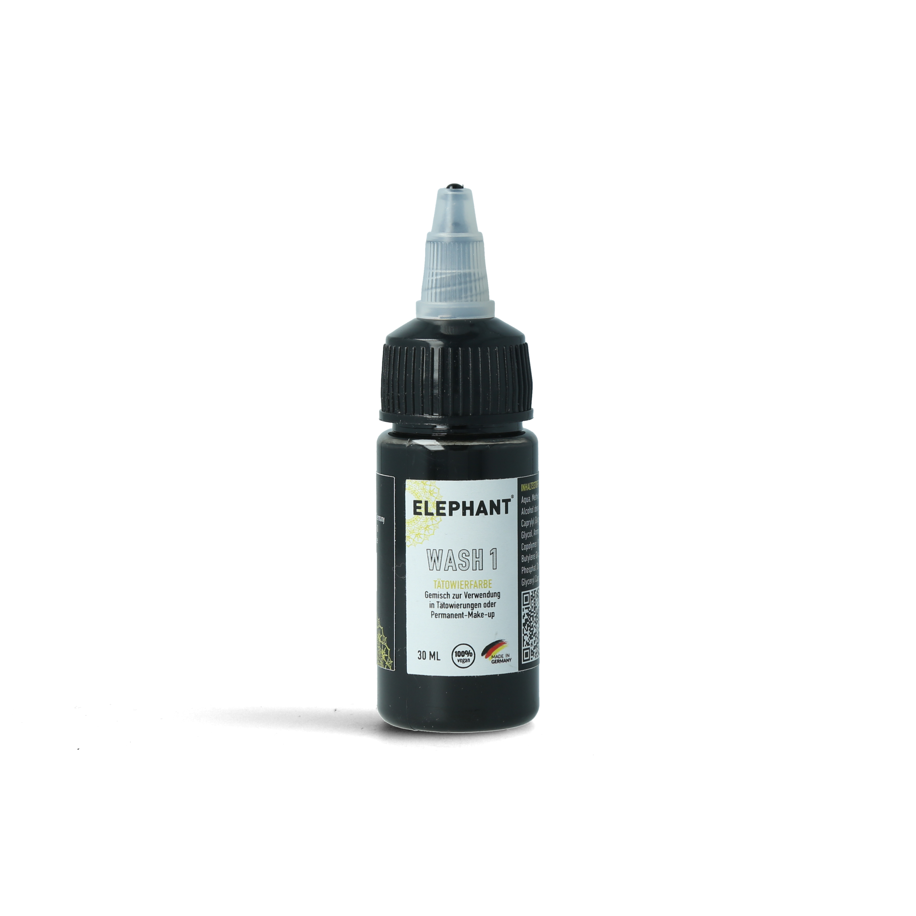 Elephant Tattoo Ink Wash 1 – Hellgraue Tätowierfarbe (Ton 1 von 4) für zarte Verläufe und softe Schattierungen (30ml)