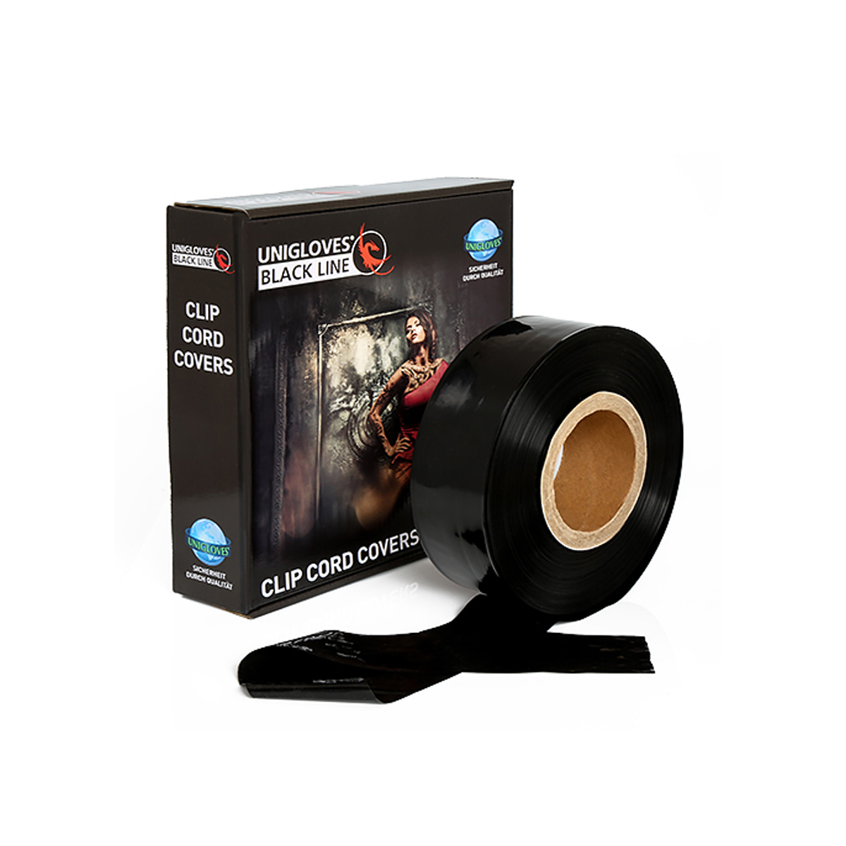 Clip Cord Bags Black, Roll 365 m Clip Cord Bags Black, Roll 365 m
