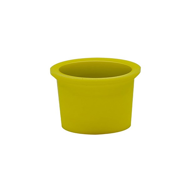 100 ink cups 25mm YELLOW