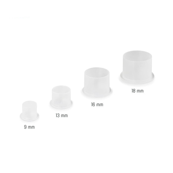TATFORMANCE - Clear Ink Cups 9 mm / 13 mm /16 mm / 18 mm
