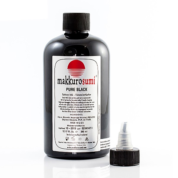 Makkuro Sumi Ink Pure Black 360 ml