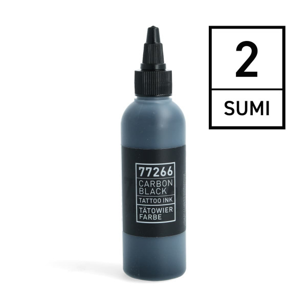 Carbon Black - Tattoofarbe - Sumi 02