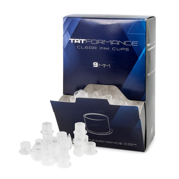 TATFORMANCE - Clear Ink Cups 9 mm / 13 mm /16 mm / 18 mm