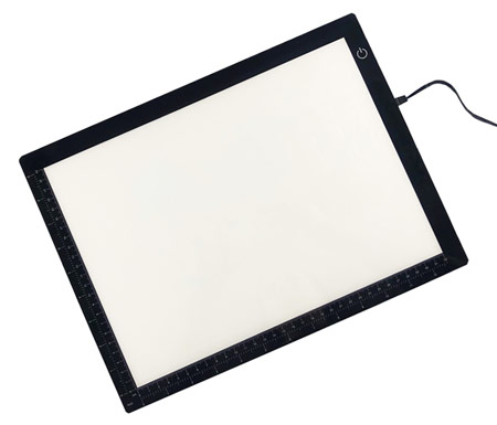 Leuchttisch-LED-schwarz