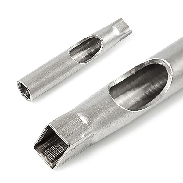 Stainless steel tips flat closed