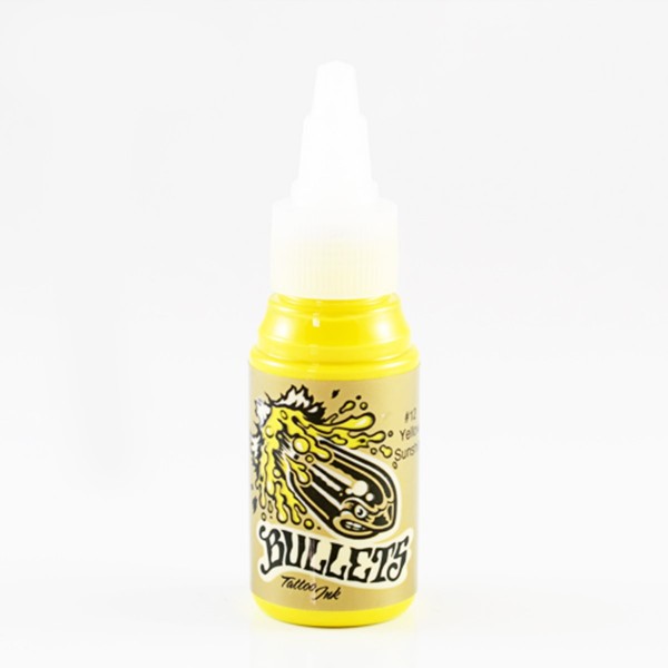 Bullets Tattoo Ink Yellow Sunshine 35 ml