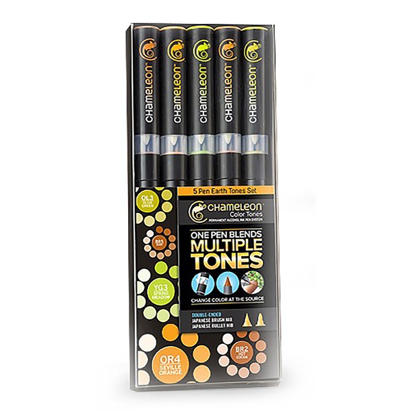 Chameleon 5 Pen Set Earth