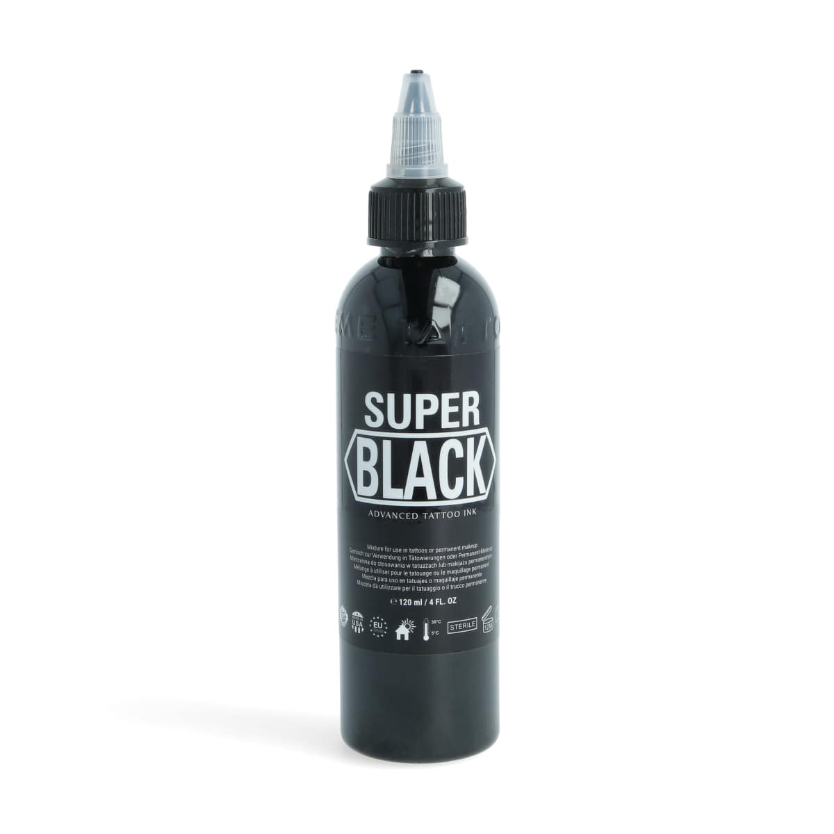 Xtreme Ink - Super Black - 240 ml by Tattoosafe