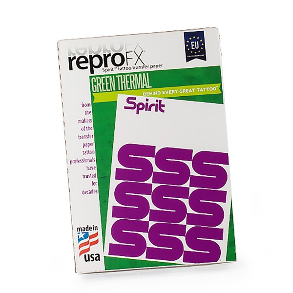 Spirit Green A4 Transfer Paper for Thermal Copiers - 100 Units