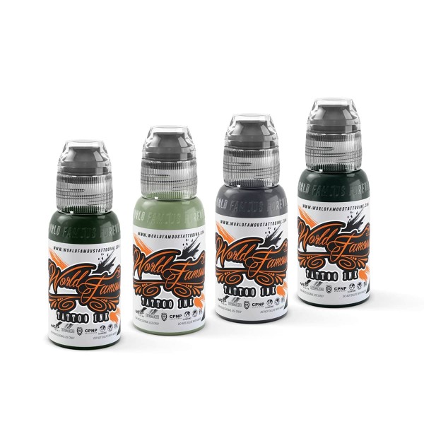 World Famous Tattoo Ink - Damian Gorski Sinful Spring Set 4 x 29,6 ml